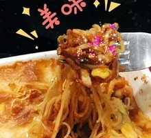 Cheese Meat Sauce Baked Noodles