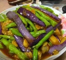 Eggplant and Green Beans Stir-fry