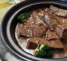 Braised Black Tofu with Abalone Sauce