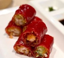Fresh Shrimp Crispy Red Rice Noodle Roll