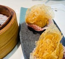 Honeycomb Fried Taro Dumplings