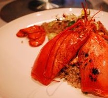 Black Truffle Fried Lobster with Sticky Rice