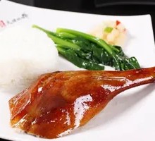 Roast Goose Leg Rice