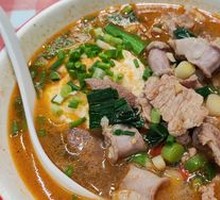 Freshly Cooked Sour Pork Noodles