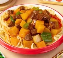 Beef and Potato Noodles