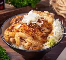 Charcoal-Grilled Chicken Rice