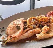 Lemon Herb Butter Grilled Squid