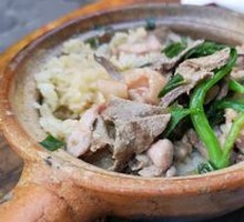 Chicken and Chicken Liver Clay Pot Rice