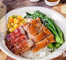 Roast Duck and Barbecue Pork Rice