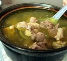 Pig's Stomach and Old Hen Soup