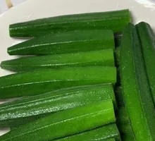 Steamed Okra with Soy Sauce