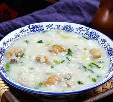 Oyster and Shrimp Congee