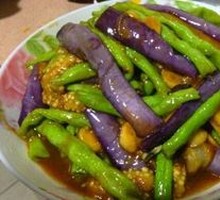 Eggplant and Green Beans Stir-fry