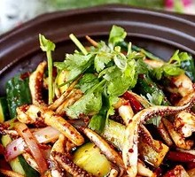 Stir-fried Squid with Sauce