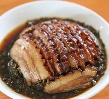 Braised Pork Belly and Pig Trotter Rice
