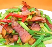 Stir-fried Celery with Preserved Meat