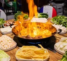 Flame-Infused Goose