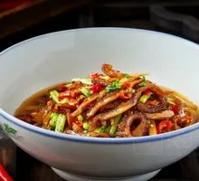 Sour Radish with Beef Tripe