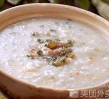 Dried Squid and Oyster Rice Porridge