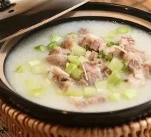 Salted Pork Bone Rice Porridge