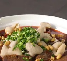 Spicy Pork Intestine and Blood Curd Stir-fry