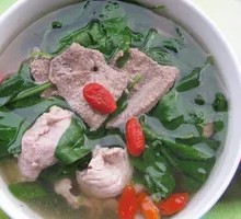 Goji Berry Pork Soup Rice