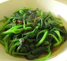 Stir-fried Sweet Potato Leaves