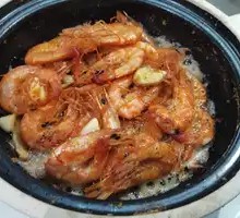 Salted Egg Yolk Stir-fried Prawns