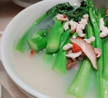 Chicken Broth Steamed Bok Choy
