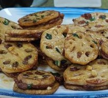 Stuffed Lotus Root with Pan-Frying