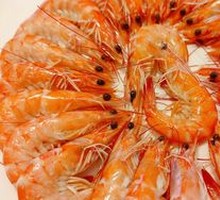 Steamed Shrimp with White Sauce