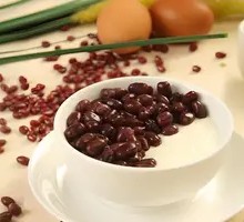Red Bean Jelly Milk