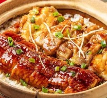 Shunde Roasted Eel with Honey Glazed Chicken Rice Bowl