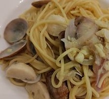 Garlic Flavor Seafood Pasta