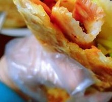 Pancake with Tomato Sauce