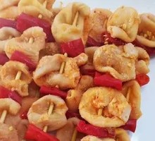 Grilled Crispy Tripe Skewers