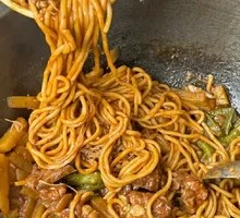 Braised Spare Ribs with Fresh String Beans and Noodles