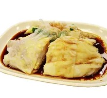Egg and Pork Rice Noodle Roll