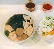 Fish Ball, Fish Roll, Fish Skin Dumpling and Rice Cake