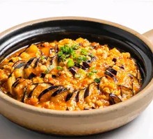 Thai-Style Minced Meat Stuffed Fresh Eggplant