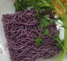 Purple Sweet Potato Noodles