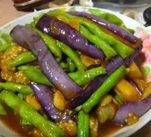 Eggplant and Green Beans Stir-fry
