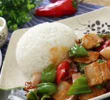 Braised Pork with Bamboo Shoots Rice