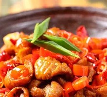 Spicy Pork Intestines Stir-fry