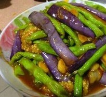 Eggplant and Green Beans Stir-fry