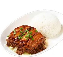 Preserved Vegetable Braised Pork Rice