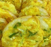 Green Pepper Egg Pancake