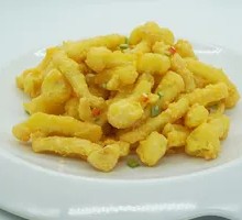 Salted Egg Yolk Enoki Mushroom