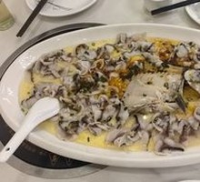 Steamed White Crucian Carp with Egg Custard