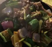 Stir-fried Blood Sausage
